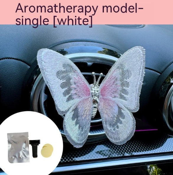 Moving Embroidery Butterfly Car Vent Decoration